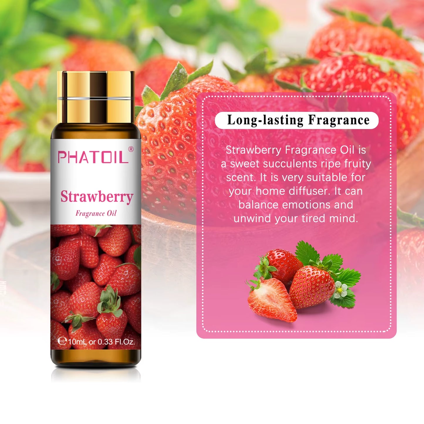 10Ml Fruit Fragrance Oils Strawberry Cherry Pineapple Mango Coconut Grape Watermelon Aroma Oil for Candle Soap Making