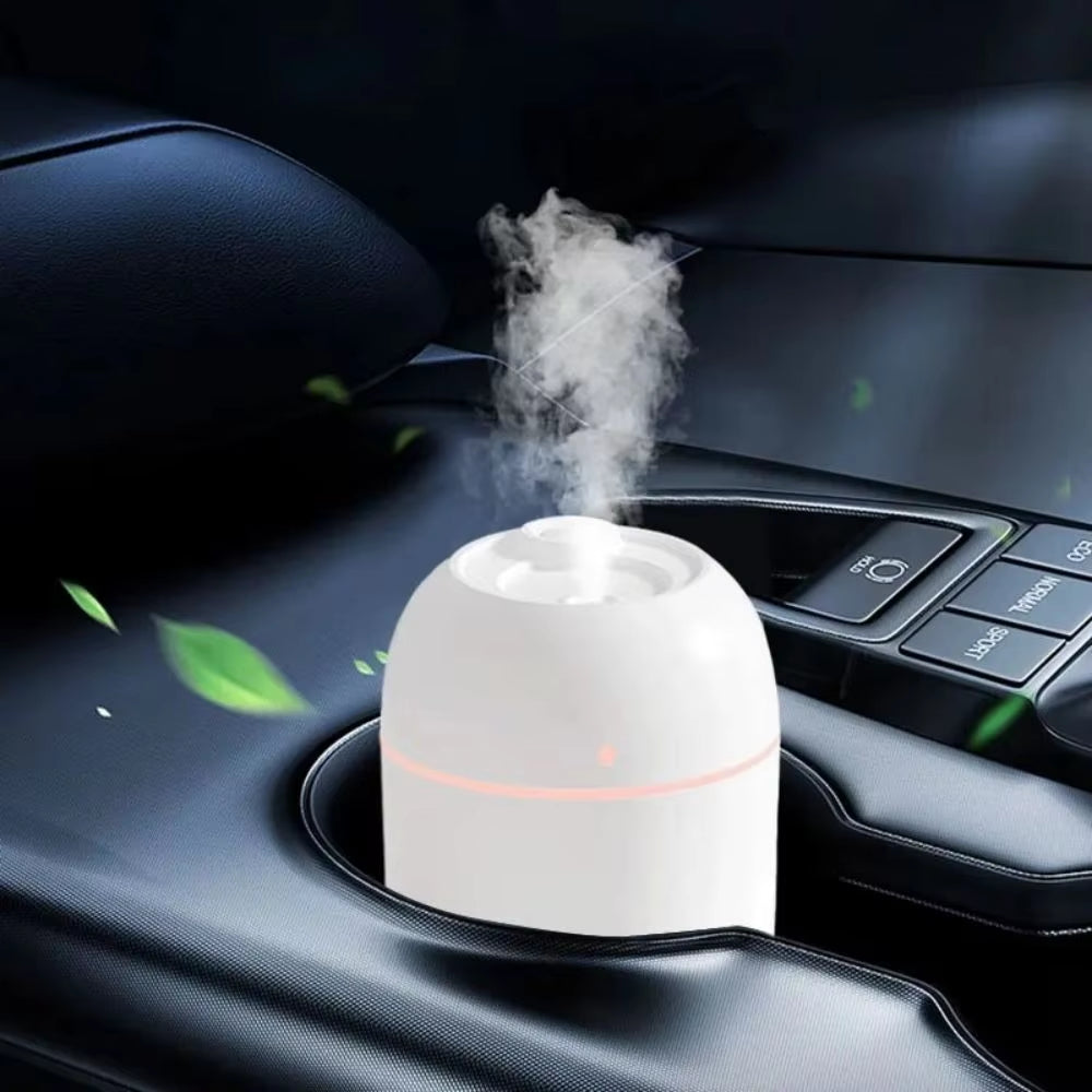 220ML Usb Water Refill Spray Humidifier with Color Lights Super Fog Small Air Humidifier Home Bedroom Office Car Mute Humidifier